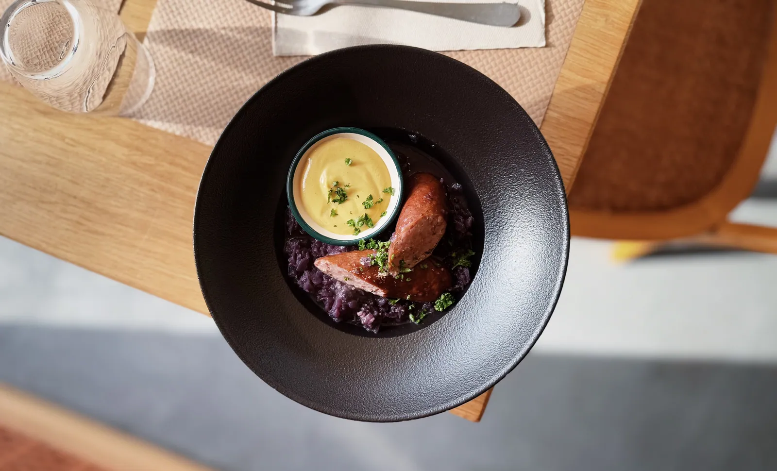 Plat du jour méditerranéen de L'espuma à Nantes